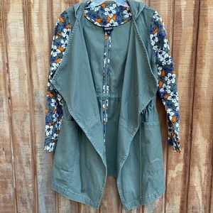 LulaRoe open hoodie cardigan